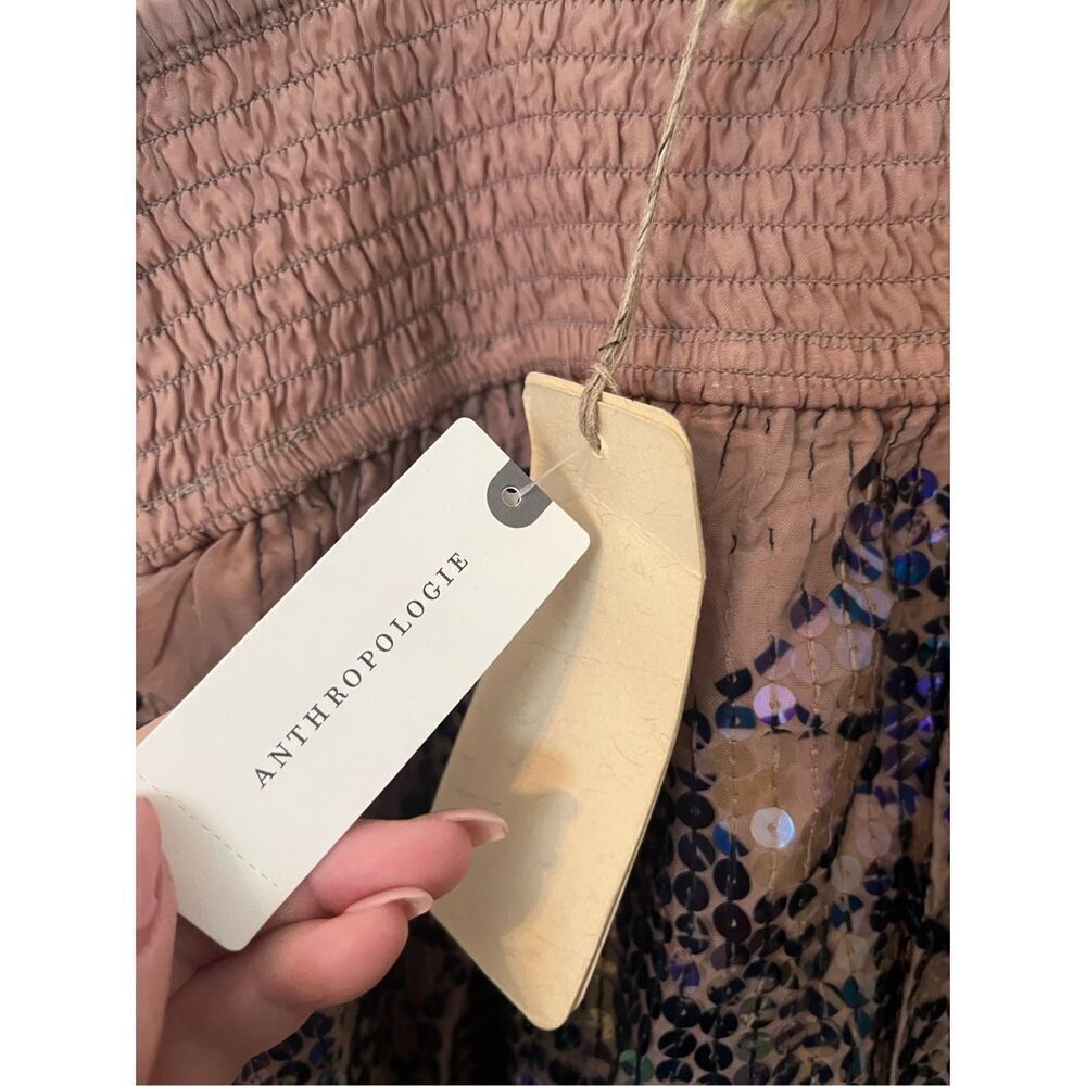 Anthropologie Let Me Be Deep-V Dress NEW NWT - Picture 8 of 10
